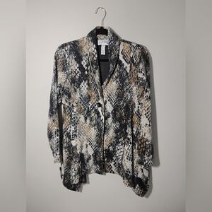 Joseph Ribkoff glitter light jacket size 6